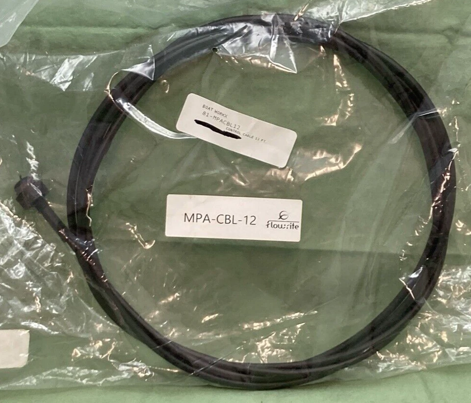 NEW GENUINE FLOWRITE MPA-CBL-12 CONTROL CABLE 12' - Image 1 of 4