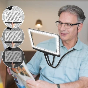 5X Hands Free Magnifying Glass with Light 43 Ultra-Bright Leds, Large Page Magni - Picture 1 of 12