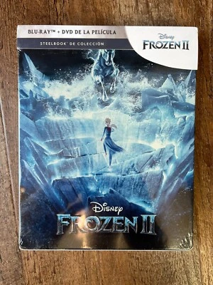 Frozen II 2 w. Steelbook (Blu-ray, 2019, Import, Region Free) *NEW/SEALED* - Image 1 of 4