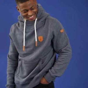 Wanakome Cascade Men's Hoodie Dark Heather Grey Size Large - Picture 1 of 4