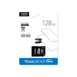 Team 128GB MicroSD SDXC card UHS-I, Class 10, U1, with Adapter, UK Seller - Picture 1 of 3