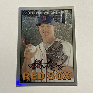 Steven Wright 2016 Topps Heritage Chrome Refractor Parallel /567 Red Sox - Picture 1 of 2