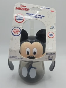 DISNEY THE FIRST YEARS BABY TRAINER CUP WEIGHTED STRAW WITH HANDLES MICKEY... - Picture 1 of 2
