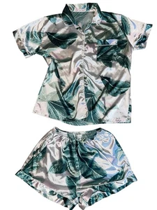 Set Pigiama Donna Raso Tropicale Taglia XL - Foto 1 di 7