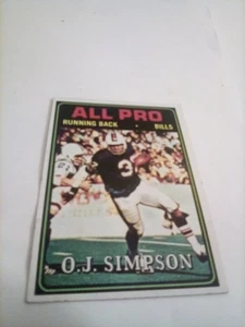 1974 TOPPS CARD HOF  OJ SIMPSON!  BUFFALO BILLS!  #130  FREE SHIPPING - Picture 1 of 2