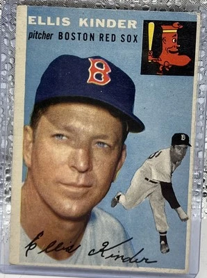 1954 TOPPS BASEBALL CARD #47 ELLIS KINDER Ex Condition - Image 1 of 4