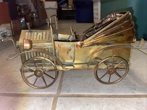Vintage Copper Music Box Antique Car Jalopy - Picture 1 of 13