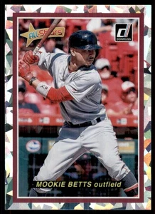 2018 Donruss All-Stars Crystals Mookie Betts Boston Red Sox #AS3 - Picture 1 of 2