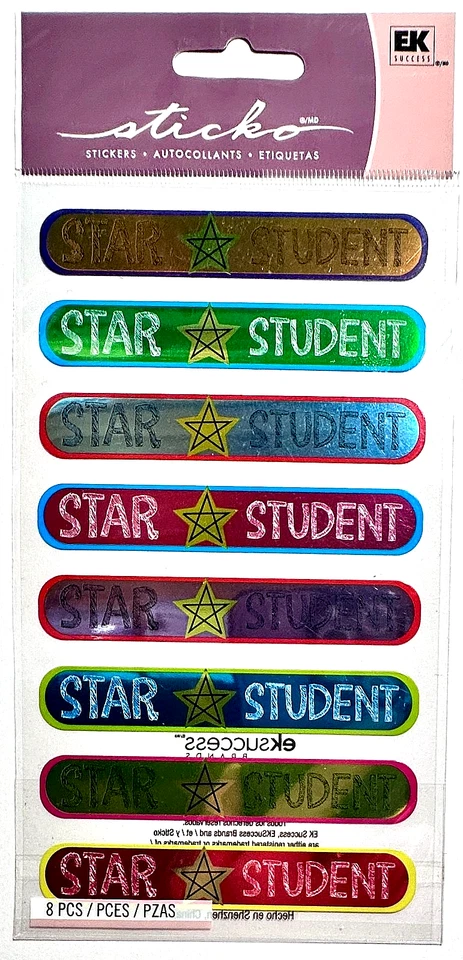 Pegatinas Foil Star Estudiante Álbum de Recortes Tarjeta Adorno Sticko Foto 1 de 1