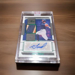 2022 Panini Three and Two Jose Altuve Patch Auto #5/5๐ฅ Sick Patch and Sealed - Picture 1 of 2