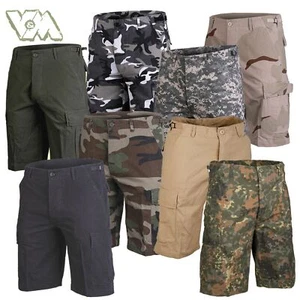 US SHORTS PREWASH BW BERMUDA KURZE HOSE FLECKTARN ARMY COMBAT CARGO OUTDOOR - Bild 1 von 9