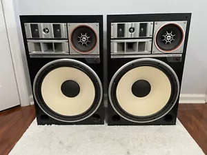 PAIR OF VINTAGE KENWOOD KL-999DX 4 WAY 6 SPEAKER SYSTEM 16" WOOFER - Picture 1 of 24