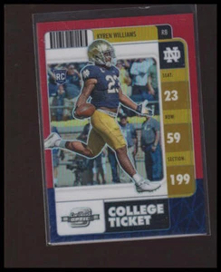 2022 Panini Chronicles Draft Picks #33 Kyren Williams Contenders Optic Red #/149 - Bild 1 von 2