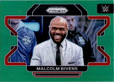2022 Panini Prizm Green Prizm #85 Malcolm Bivens  NXT 2.0 Wrestling Card  - Image 1 of 2