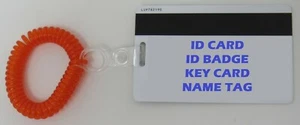 NEW 360-PACK Stretchable Spiral Wrist Band Coil Keyring Bracelet ID BADGE STRAP - Picture 1 of 8