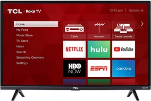 TCL 32-49-inch Roku Smart LED HDTV 720p/1080p w/ 3 x HDMI x1 USB Wi-Fi 60Hz New - Picture 1 of 15