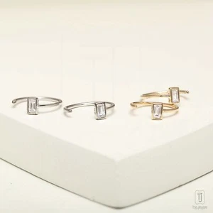 Pendientes de joyería fina con brazalete de diamantes genuinos de oro de 14K - Imagen 1 de 7