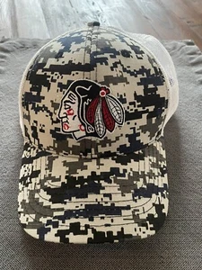 Chicago Blackhawks Mütze NHL Snapback Hat Adjustable Camo Cap - Bild 1 von 4
