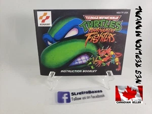 HANDBUCH NES - TMNT TURTLES TURNIER FIGHTERS Nintendo "Ersatz" Anleitung - Bild 1 von 7