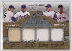 2009 Ballpark Collection /25 Daisuke Matsuzaka Josh Hamilton Nolan Ryan #250 HOF