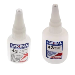 Loxeal Second Glue 43 Universal Cyanacrylic Adhesive 20ml 50ml SK43 SK 43 - Picture 1 of 9