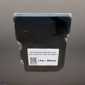 Refurbished ABS Brake Pump Module 2006 2007 BMW 525xi 530xi | 3451 6774000-01 - Picture 1 of 5
