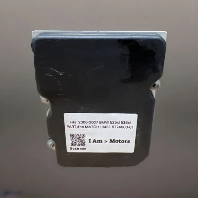 Módulo de bomba de freno ABS reacondicionado 2006 2007 BMW 525xi 530xi | 3451 6774000-01 Foto 1 de 4