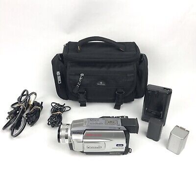 Panasonic PV-DV402D Mini DV Videocámara Con Cargador 2 Baterías Bolsa Probado Funcionando • 146.68€