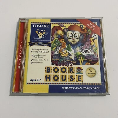 Bailey’s Book House (PC, 2005) Educational Computer Video Game Edmark PC CD-ROM - Image 1 of 4