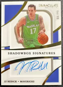 JJ REDICK 2020-21 Immaculate Collection Shadowbox Signatures Autograph 18/99 - Picture 1 of 2