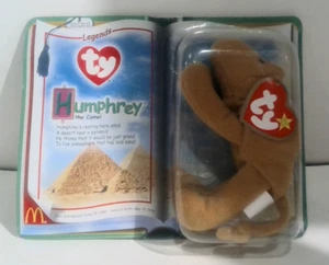 RARE TY Teenie Beanie Baby Babies HUMPHREY The Camel *LEGENDS* 1994 McDonald's - Picture 1 of 4