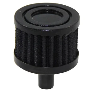 Vent Tube Breather Crankcase 3/8"(9.5mm) Black Top Black Elem (Ref K&N 62-1000) - Picture 1 of 2