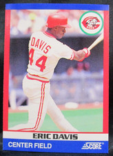 1991 Score Super-Star Eric Davis Baseball Card #9