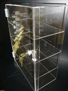Displays2buy 12 x 7" x 16" Locking Security Showcase Safe Box Acrylic Countertop - Picture 1 of 1