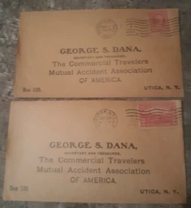 United states Postal Covers Scott# 367-372 Used On Cover - Picture 1 of 1