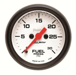 Auto Meter Phantom Series Fuel Pressure Gauge 5760 0-30 Psi - Imagen 1 de 1
