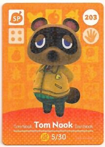 Animal Crossing amiibo Card: Tom Nook 203 SP Series 3 Special Character Horizons