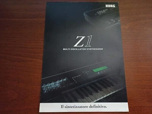 KORG Z1 RARA VINTAGE BROCHURE CATALOGO 1997 - DA COLLEZIONE - Foto 1 di 1