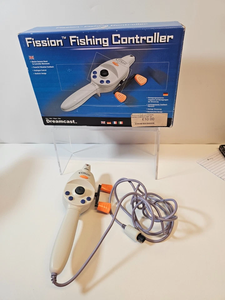 Fission Fishing Rod for Sega Dreamcast - with box - untested - Image 1 of 4