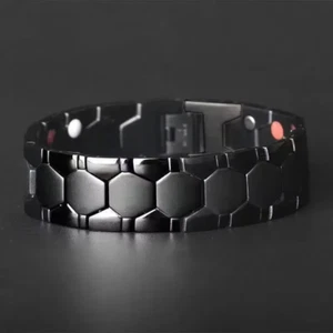 Herren Magnetische Lymph Drainage Detox Armband Abnehmen Therapie Armband Arthri - Bild 1 von 19