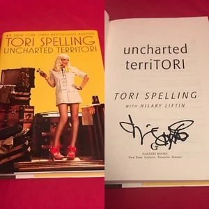 Tori spelling Uncharted Territori Signed Book Mehran Farhat Autograph - Picture 1 of 5