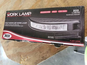 TRUX TLED-U108 Half Moon LED Work Light w/ Flat Bracket - Picture 1 of 5