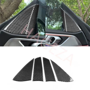 4×Carbon Fiber Front A Pillar Speaker Trim For BMW 4 Series M4 G22 G82 G83 2021+ - Bild 1 von 17
