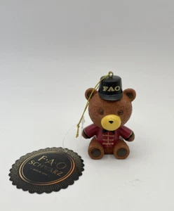 NEW FAO Schwarz Christmas Ornament Teddy Bear Uniform Hat 2021 6009090 D. 56 - Picture 1 of 8