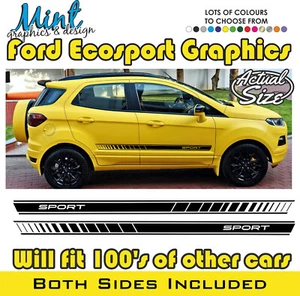 FORD EcoSport ST Line Side Stripes Sport Decals Stickers Graphics NO P&P 007 - Picture 1 of 4