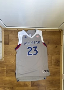 LeBron James #23 ALL STAR GAME NBA EAST 2017 Adidas Gray Jersey Men’s Size L - Picture 1 of 7