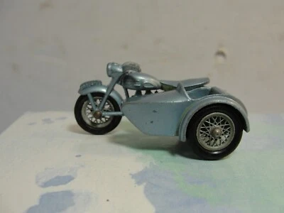 Vintage Lesney Matchbox Toy Car No 4 Motorcycle & Sidecar Side Car Triumph T110 - Image 1 of 4