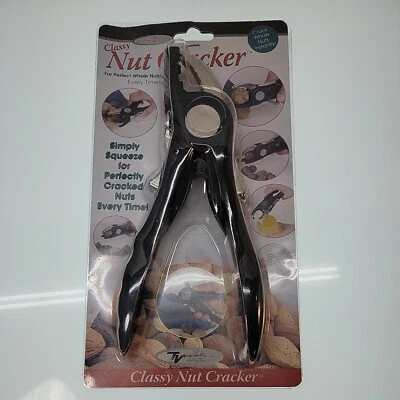 Gourmet Trends Negro Elegante Cascanueces Crack Nueces Enteras Al Instante Foto 1 de 3