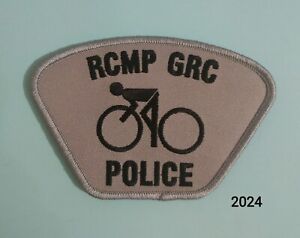 Canada Canadian Mounted Police Bicycle Unit patch Grey