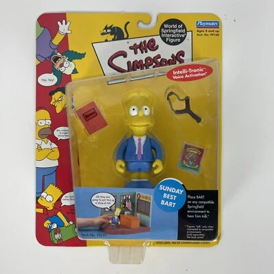 SUNDAY BEST BART The Simpsons WOS World Of Springfield Figure Playmates New NIB - Image 1 of 3